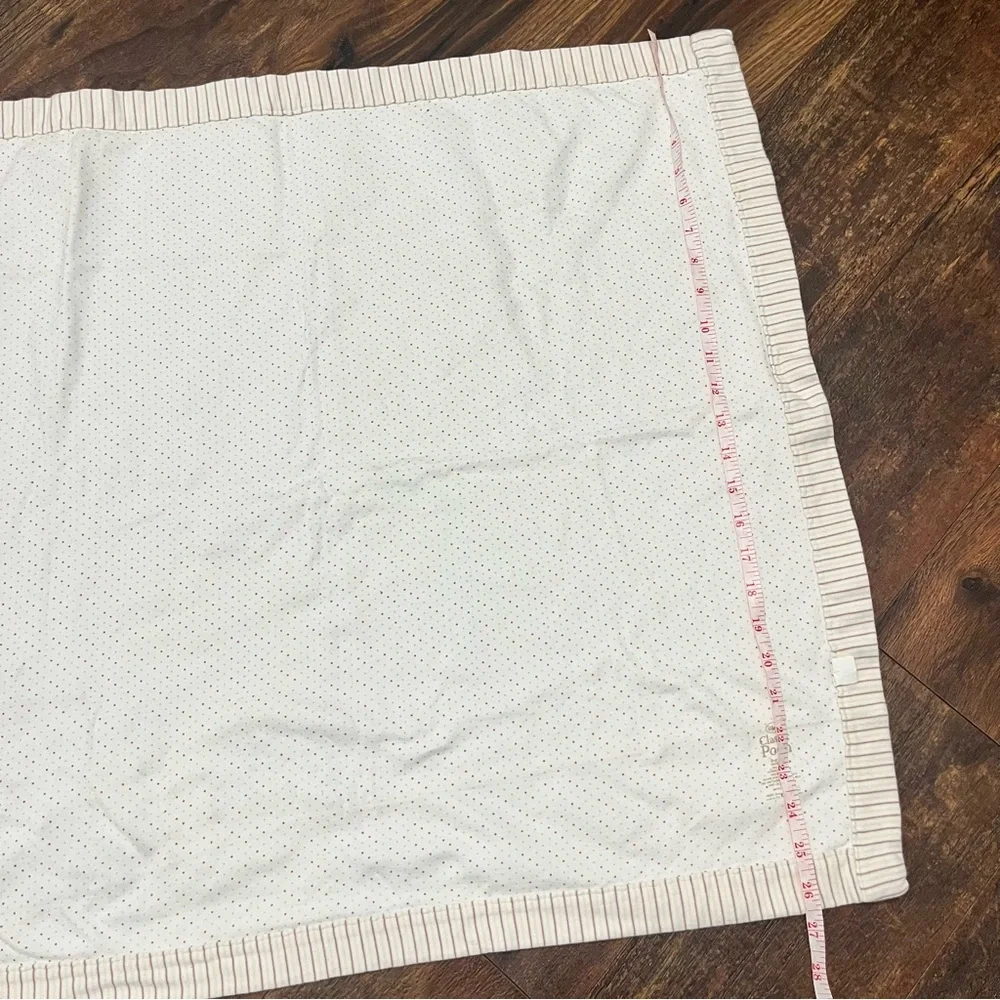 Vintage Disney Classic Winnie The Pooh Infant Blanket Ivory Hundred Acre Wood